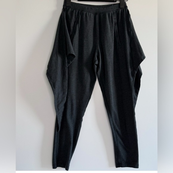 Lululemon Tie One On Pants Leggings Tie Wrap Front Harem Pants Dark Gray Size S - Picture 3 of 12